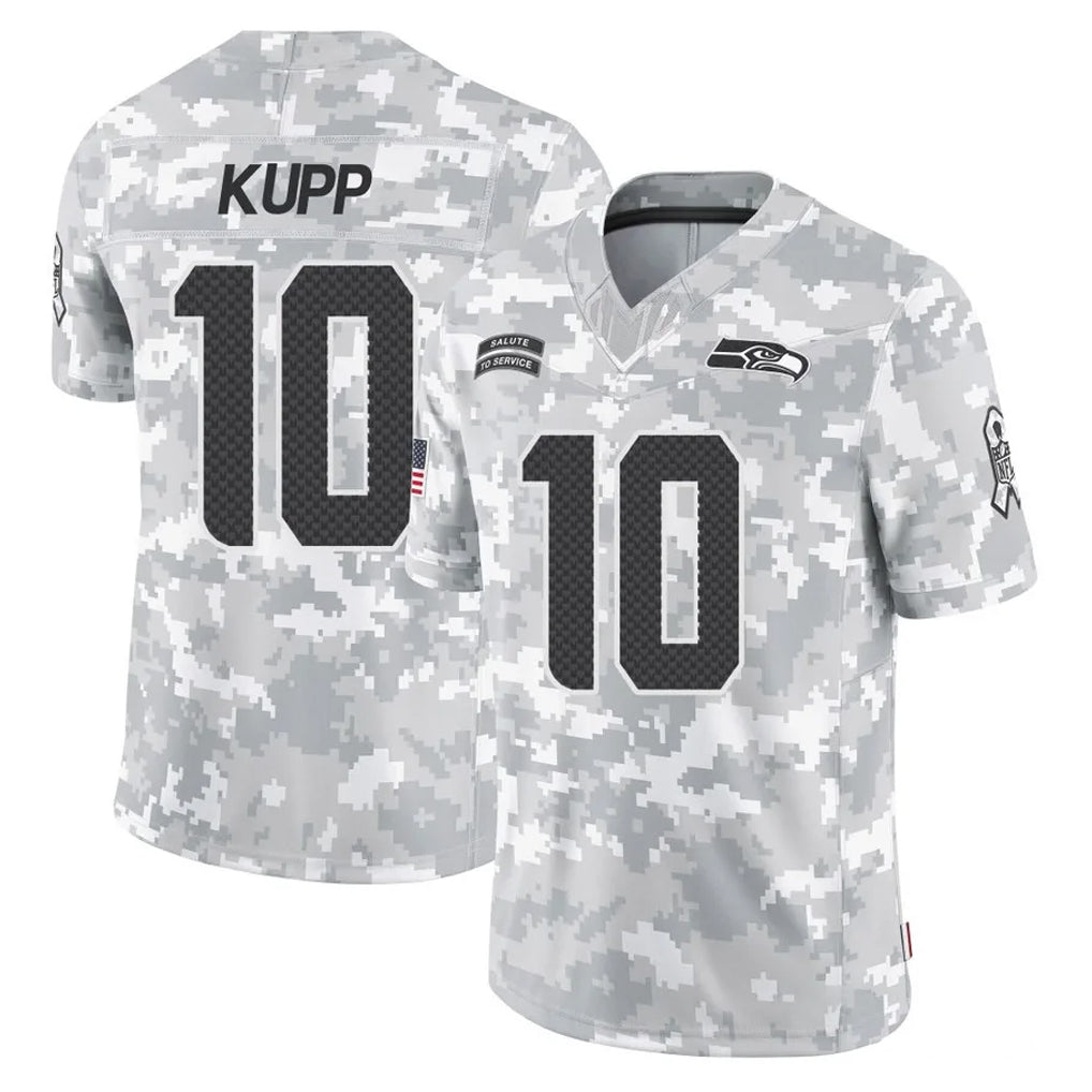S.Seahawks #10 Cooper Kupp Player Arctic Camo Limited Salute To Service Home Game BALCE Stitched Jerseys