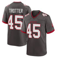 TB.Buccaneers #45 Josiah Trotte Player Pewter Alternate Home Game BALCE Stitched Jerseys