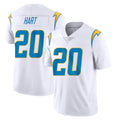 LA.Chargers #20 Cam Hart Player White Limited Vapor Untouchable Home Game BALCE Stitched Jerseys