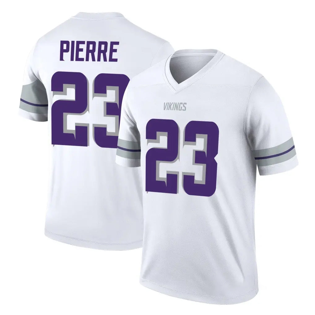 M.Vikings #23 James Pierre Player White Alternate Legend Home Game BALCE Stitched Jerseys