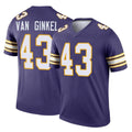 M.Vikings #43 Andrew Van Ginkel Player Purple Limited Classic Home Game BALCE Stitched Jerseys
