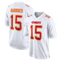 KC.Chiefs #15 Patrick Mahomes Player White Atmosphere Fashion Game BALCE Stitched Jerseys