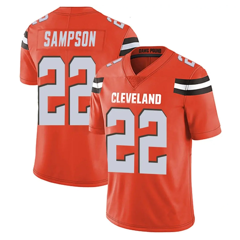C.Browns #22 Dylan Sampson Player Orange Alternate Vapor Untouchable Limited Home Game BALCE Stitched Jerseys