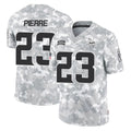 M.Vikings #23 James Pierre Player Arctic Camo Salute To Service Limited Game BALCE Stitched Jerseys
