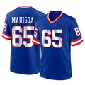 NY.Giants #65 Francis Mauigoa Player Royal Classic Home Game BALCE Stitched Jerseys