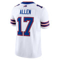 B.Bills #17 Josh Allen Player White Vapor F.U.S.E. Limited BALCE Stitched Jerseys