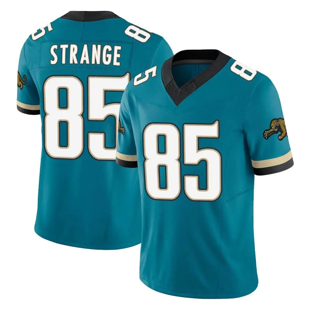 J.Jaguars #85 Brenton Strange Player Teal Prowler Throwback Vapor F.U.S.E. Limited Home Game BALCE Stitched Jerseys