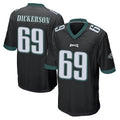 P.Eagles #69 Landon Dickerson Player Black Home Game BALCE Stitched Jerseys