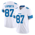 D.Lions #87 Sam LaPorta Player White Limited Vapor F.U.S.E. Alternate Home Game BALCE Stitched Jerseys