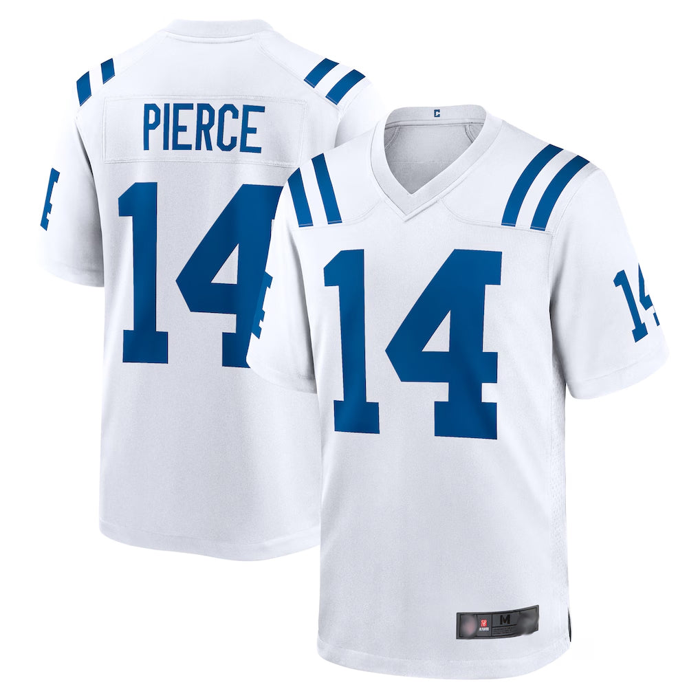 IN.Colts #14 Alec Pierce Player White Home Game BALCE Stitched Jerseys