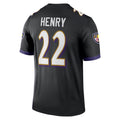 B.Ravens #22 Derrick Henry Player Black Legend Performance BALCE Stitched Jerseys