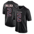 H.Texans #2 Calen Bullock Player Black Fashion Home Game BALCE Stitched Jerseys