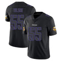 M.Vikings #55 Eric Wilson Player Black Impact LImited Home Game BALCE Stitched Jerseys