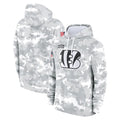 C.Bengals ## Bengals Blank Player Arctic Camo Salute to Service Pullover Hoodie Limited BALCE Stitched Jerseys