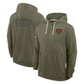 W.Commanders ## Commanders Blank Player Olive Salute to Service Pullover Hoodies Limited Home BALCE Stitched Jerseys