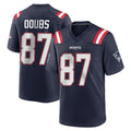 NE.Patriots #87 Romeo Doubs Player Navy Home Game BALCE Stitched Jerseys