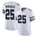 C.Bears #25 Kyle Monangai Player White Classic Vapor Limited Home Game BALCE Stitched Jerseys