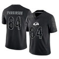 LA.Rams #84 Colby Parkinson Player Black Limited Reflective Home Game BALCE Stitched Jerseys