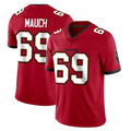 TB.Buccaneers #69 Cody Mauch Player Red Limited Vapor Home Game BALCE Stitched Jerseys
