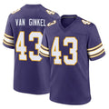M.Vikings #43 Andrew Van Ginkel Player Purple Classic Home Game BALCE Stitched Jerseys