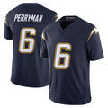 LA.Chargers #6 Denzel Perryman Player Navy Vapor F.U.S.E. Limited Home Game BALCE Stitched Jerseys