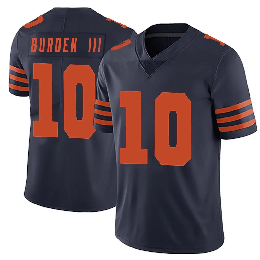 C.Bears #10 Luther Burden III Player Navy Blue Alternate Vapor Untouchable Limited BALCE Stitched Jerseys
