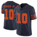 C.Bears #10 Luther Burden III Player Navy Blue Alternate Vapor Untouchable Limited BALCE Stitched Jerseys