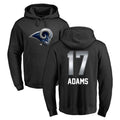 LA.Rams #17 Davante Adams Player Black Pullover Hoodie Limited Game BALCE Stitched Jerseys