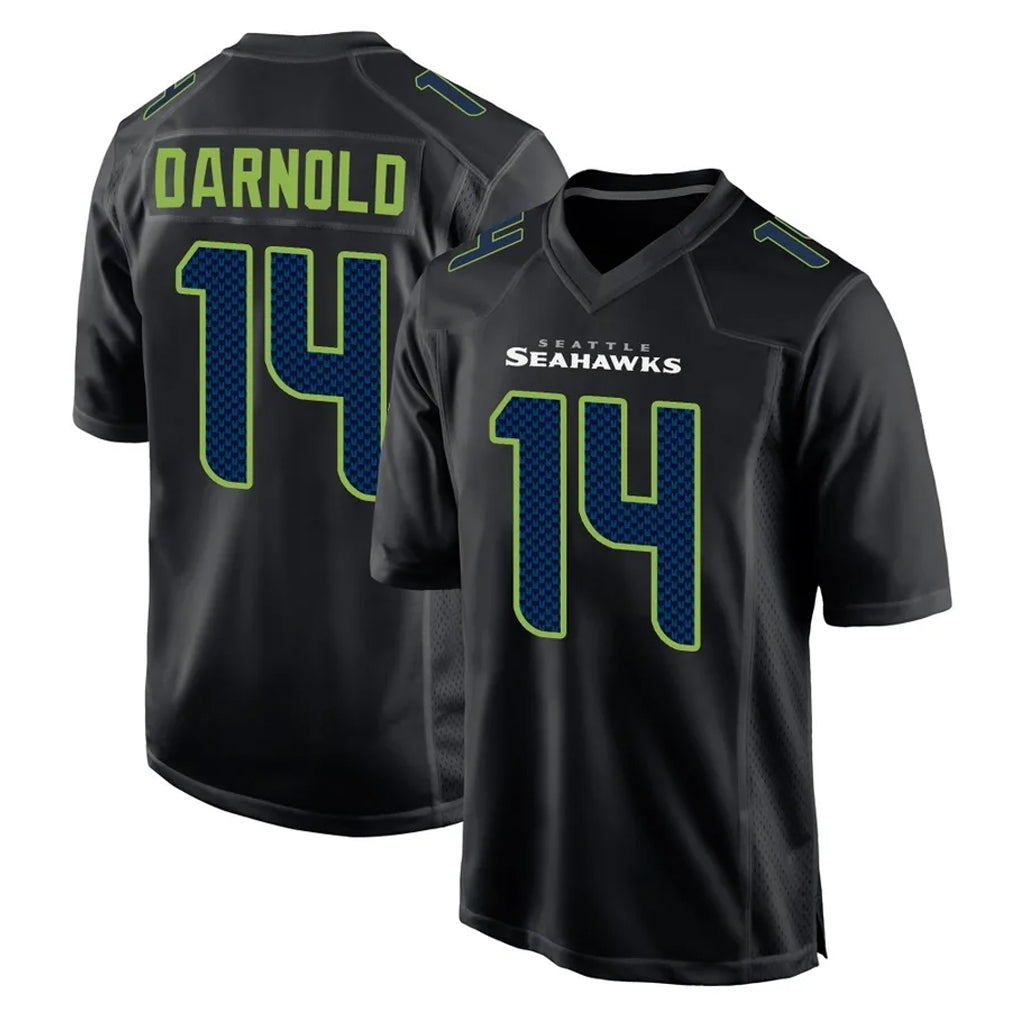 S.Seahawks #14 Sam Darnold Player Black Limited Fashion Home Game BALCE Stitched Jerseys
