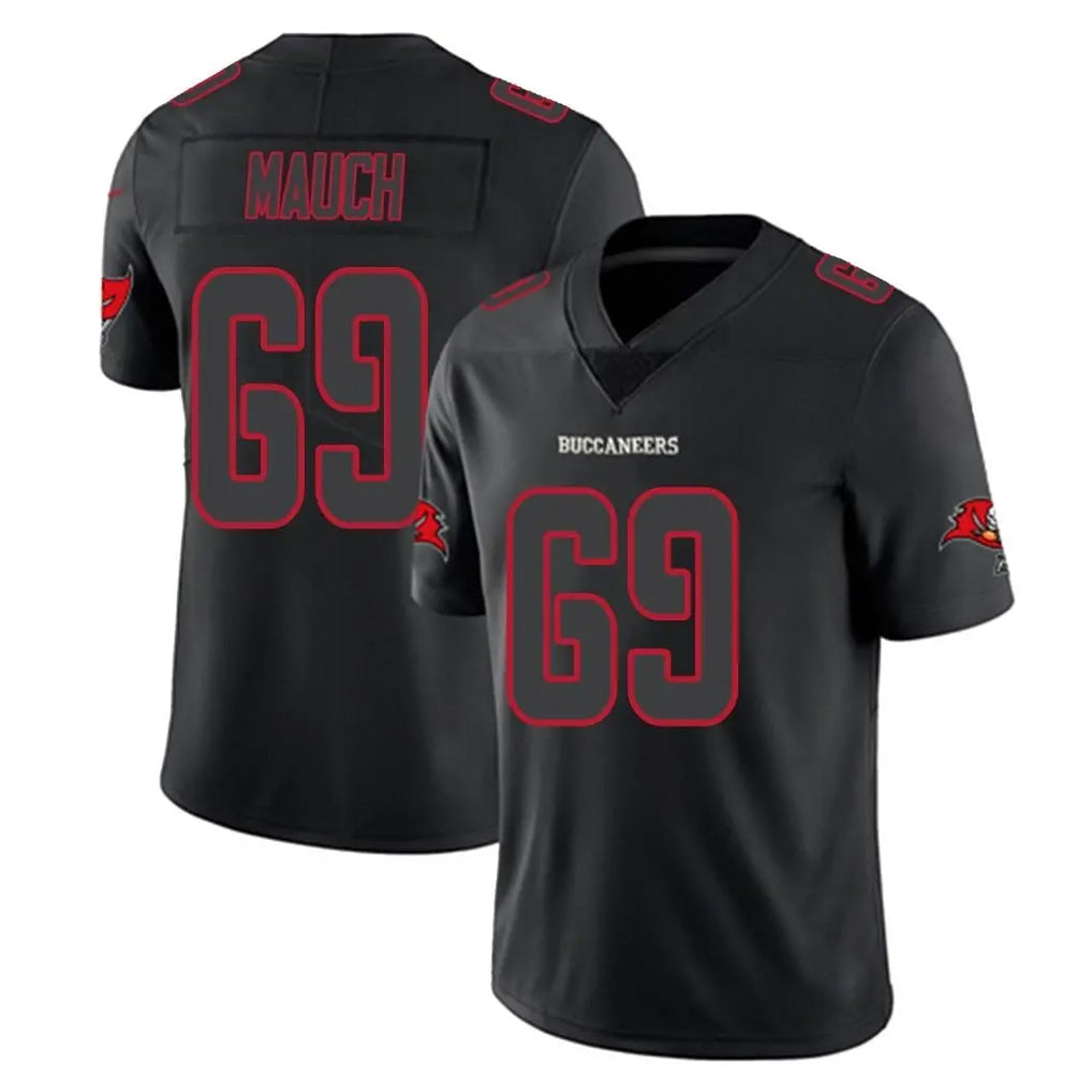 TB.Buccaneers #69 Cody Mauch Player Black Impact Limited Home Game BALCE Stitched Jerseys