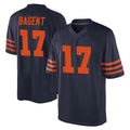 C.Bears #17 Tyson Bagent Player Navy Blue Alternate Game BALCE Stitched Jerseys