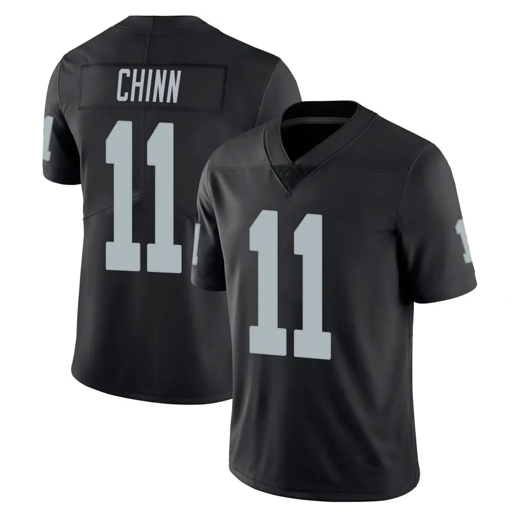 LV.Raiders #11 Jeremy Chinn Player Black Limited Vapor Untouchable Home Game BALCE Stitched Jerseys