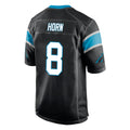 C.Panthers #8 Jaycee Horn Player Black Game BALCE Stitched Jerseys