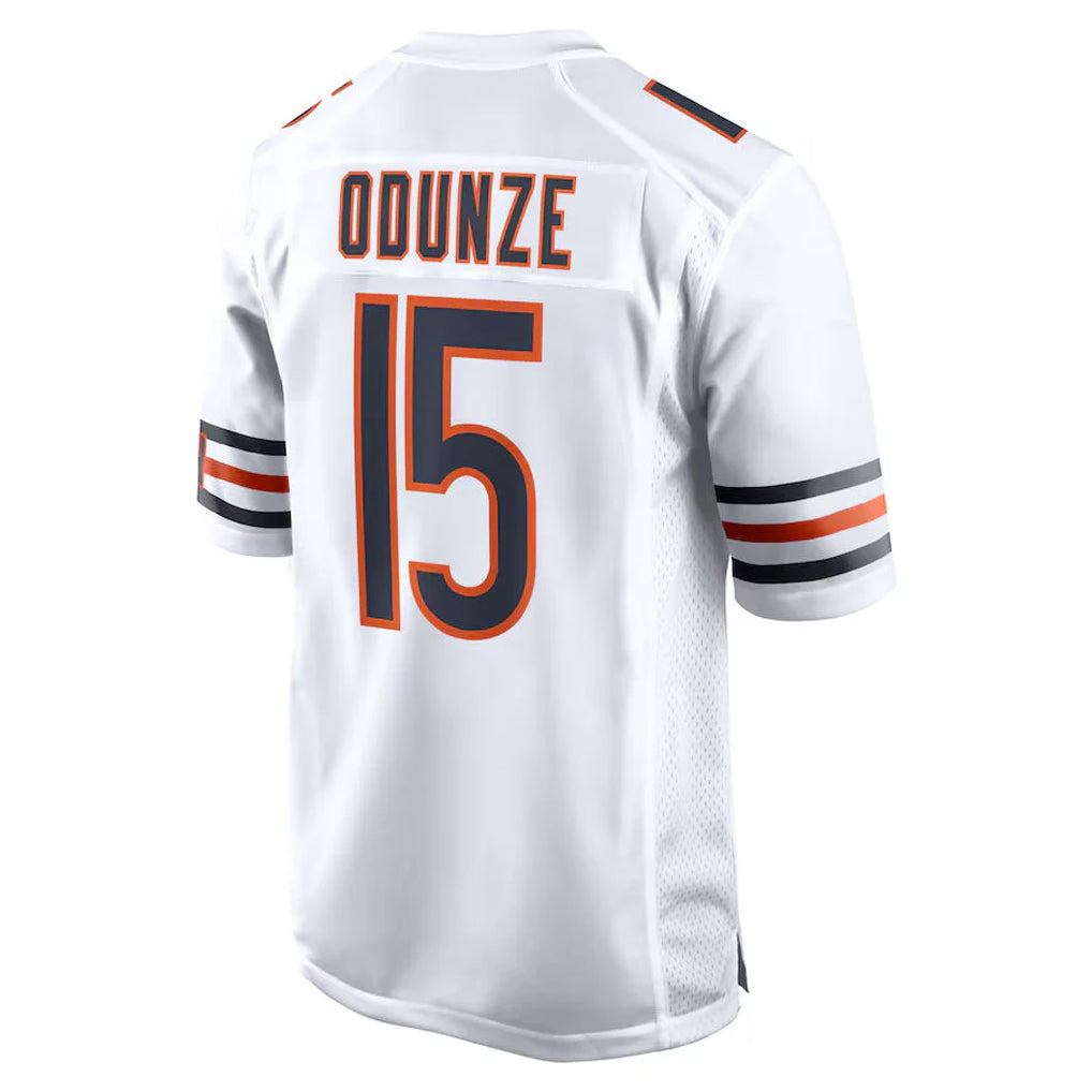 C.Bears #15 Rome Odunze Player White Home Game BALCE Stitched Jerseys