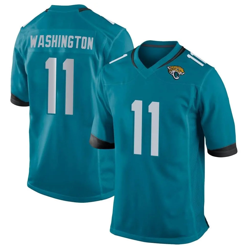 J.Jaguars #11 Parker Washington Player Teal Home Game BALCE Stitched Jerseys