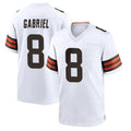 C.Browns #8 Dillon Gabriel Player White Home Game BALCE Stitched Jerseys
