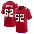 TB.Buccaneers #62 Graham Barton Player Red Home Game BALCE Stitched Jerseys