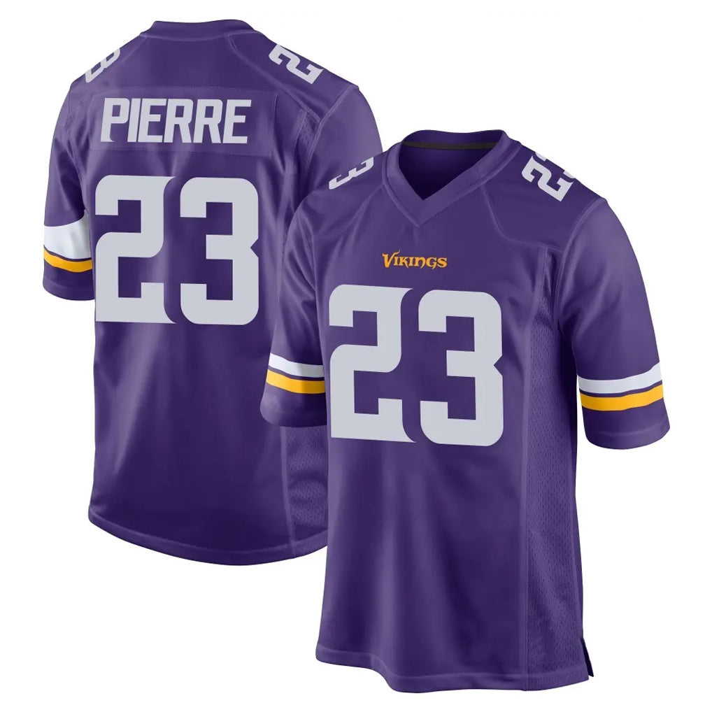 M.Vikings #23 James Pierre Player Purple Home Game BALCE Stitched Jerseys