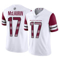 W.Commanders #17 Terry Mclaurin Player White Limited Vapor Home Game BALCE Stitched Jerseys