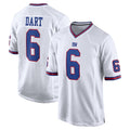 NY.Giants #6 Jaxson Dart Player White Game Home BALCE Stitched Jerseys
