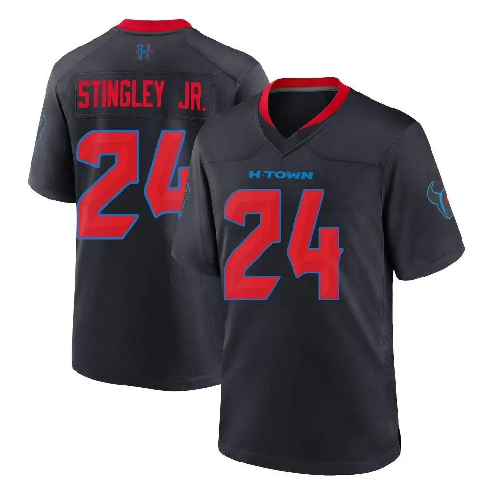 H.Texans #24 Derek Stingley Jr. Player Navy 2nd Alternate Home Game BALCE Stitched Jerseys