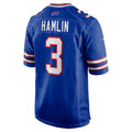 B.Bills #3 Damar Hamlin Player Royal Home Game BALCE Stitched Jerseys