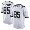 J.Jaguars #85 Brenton Strange Player White Home Game BALCE Stitched Jerseys