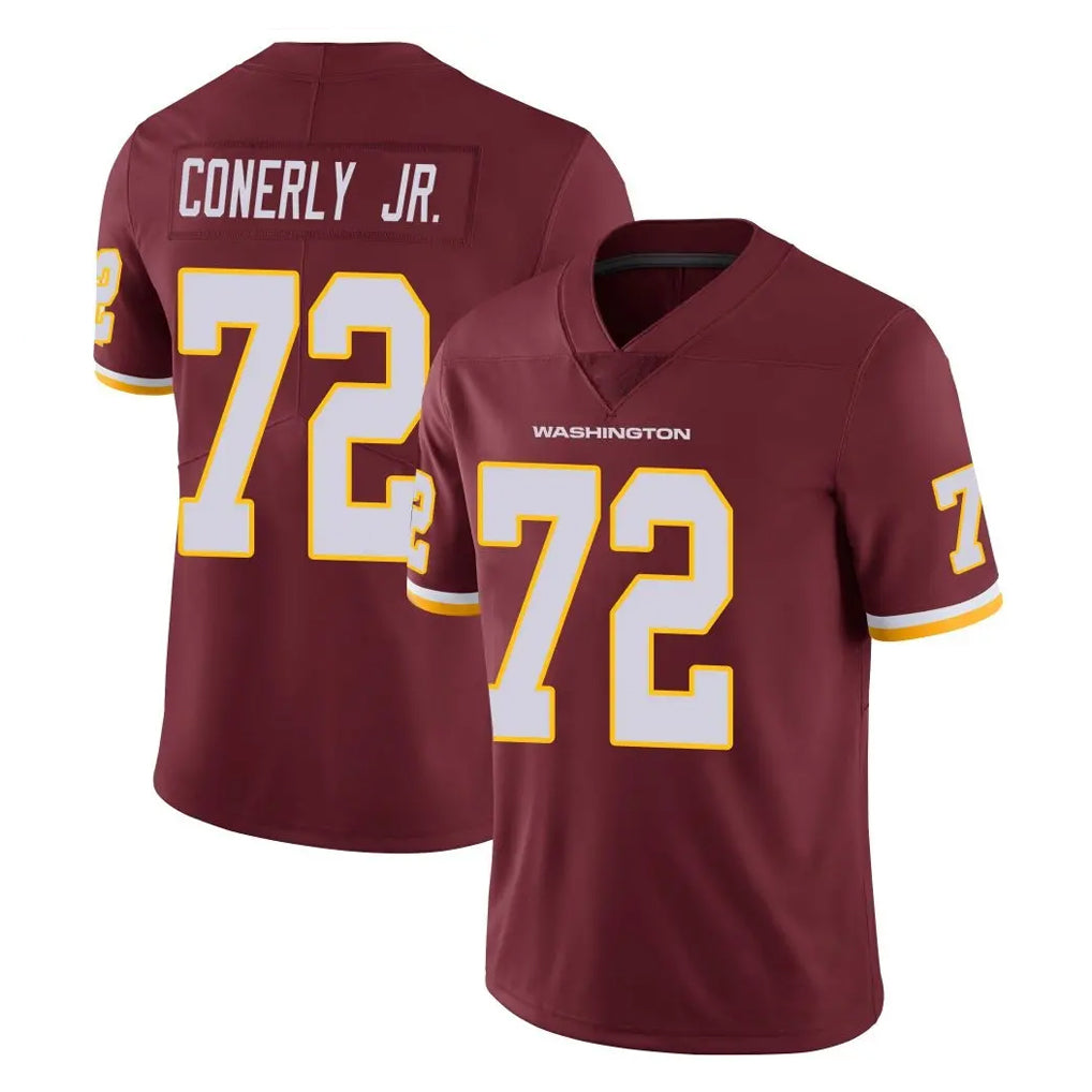 W.Commanders #72 Josh Conerly Jr. Player Burgundy Limited Team Color Vapor Untouchable Home Game BALCE Stitched Jerseys
