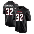H.Texans #32 David Montgomery Player Carbon Black Fashion Home Game BALCE Stitched Jerseys