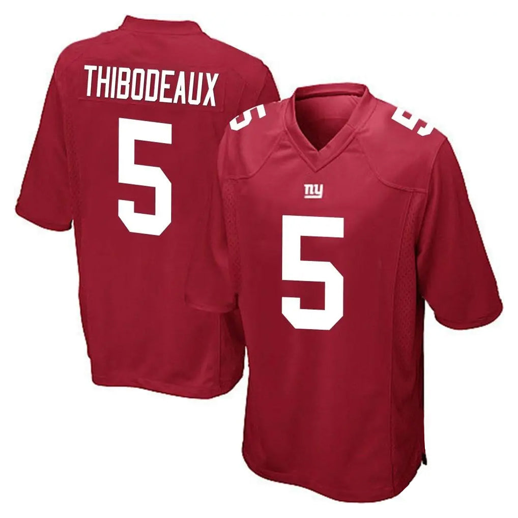 NY.Giants #5 Kayvon Thibodeaux Player Red Home Game BALCE Stitched Jerseys