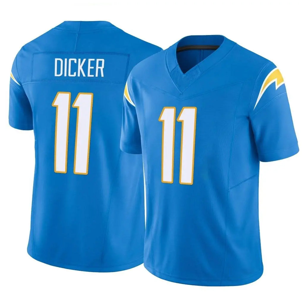 LA.Chargers #11 Cameron Dicker Player Blue Limited Vapor F.U.S.E. Home Game BALCE Stitched Jerseys