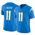 LA.Chargers #11 Cameron Dicker Player Blue Limited Vapor F.U.S.E. Home Game BALCE Stitched Jerseys
