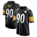 P.Steelers #90 T.J. Watt Player Black Home Game BALCE Stitched Jerseys