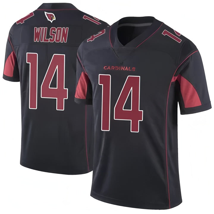 A.Cardinals #14 Michael Wilson Player Black Vapor Limited Elite Home Game BALCE Stitched Jerseys